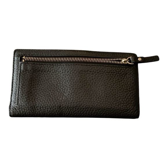 Kate Spade Rare Laurel Way Pebbled Leather Floral Cutout Flowers EUC RARE - Picture 4 of 5